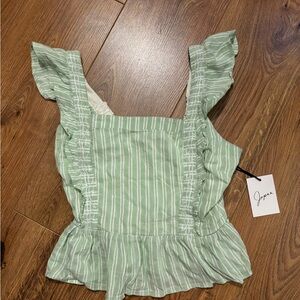 Light green tank NWT from boutique!